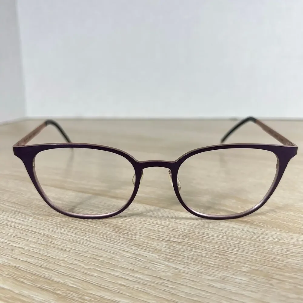 Orgreen Osakan 885 Eyeglasses Purple Frames Only Titanium Japan 51-19-142